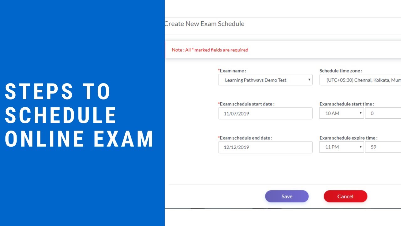 exam scheduler (IIC 5.0)